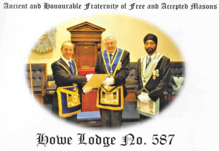 60 Year Certificate Presentation for W.Bro Professor Kenneth James Durrands CBE PPJGW
